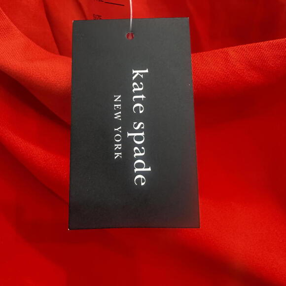 Kate Spade New York Women's One Shoulder Red Dress - Picture 5 of 5